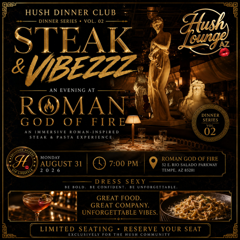 Official Steak and Vibezzz dinner event artwork